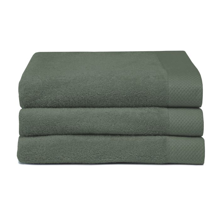 Seahorse Pure baddoek 60x110cm laurier (3 stuks)
