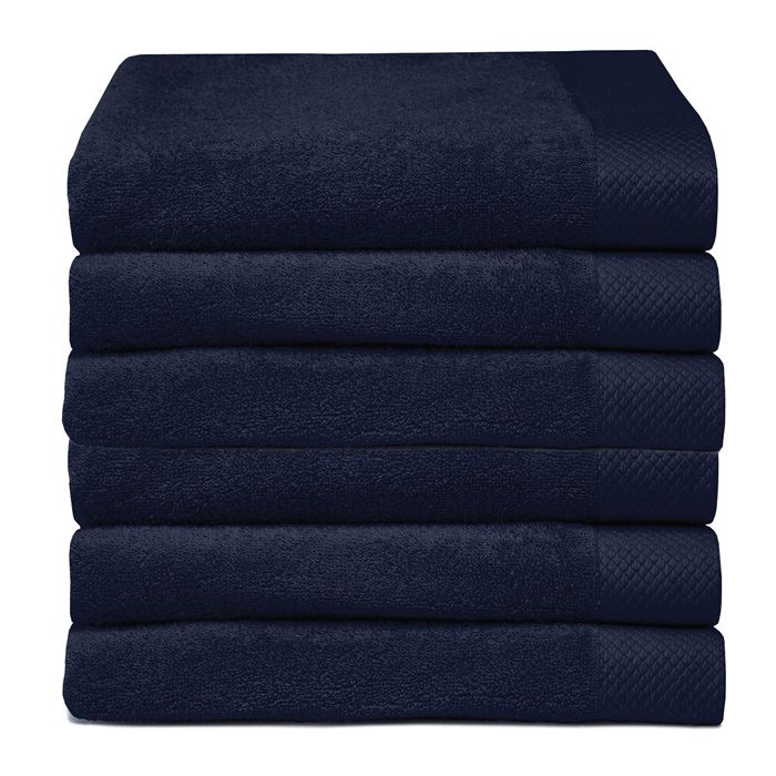 Seahorse Pure baddoek 60x110cm indigo (6 stuks)