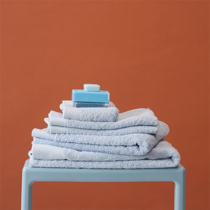 Seahorse Pure baddoek 60x110cm blauw (6 stuks)