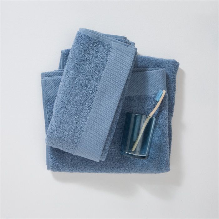 Seahorse Pure baddoek 60x110cm denim (6 stuks)