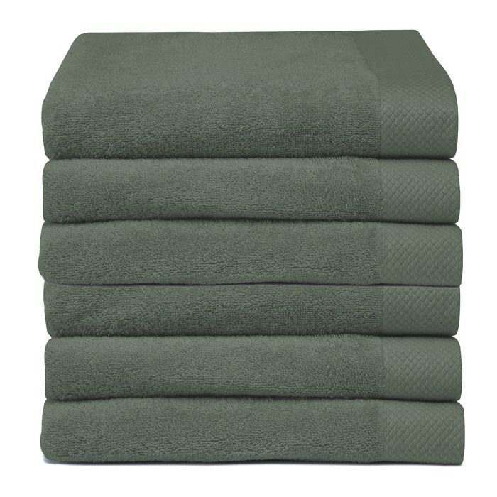 Seahorse Pure baddoek 60x110cm laurier (6 stuks)