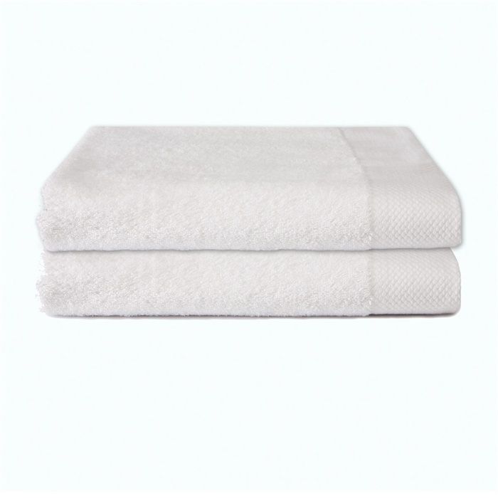 Seahorse Pure douchelaken 70x140cm wit (2 stuks)