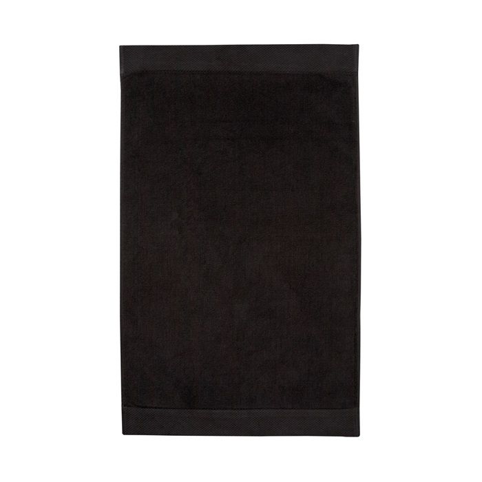 Seahorse Pure badmat 50x90cm zwart (2 stuks)
