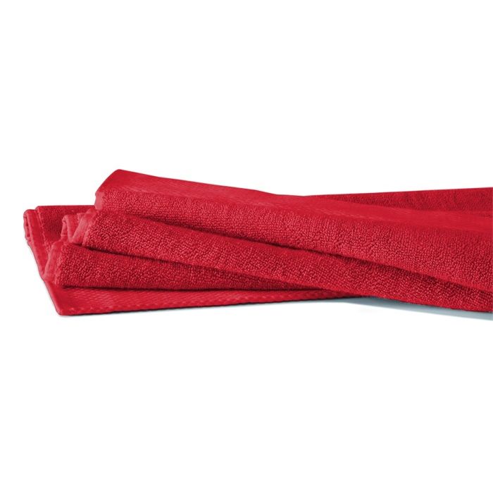 Seahorse Pure badmat 50x90cm rood (2 stuks)