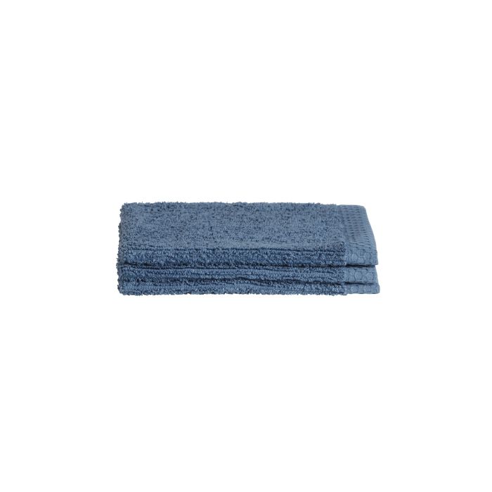 Seahorse Ridge washand 16x21cm denim (3 stuks)