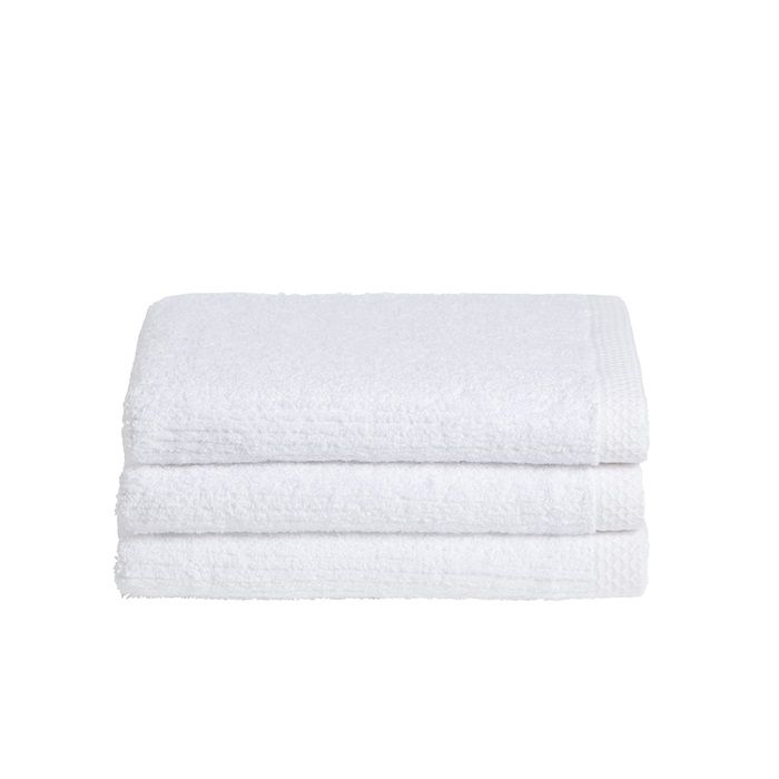 Seahorse Ridge badmat 50x60cm wit (3 stuks)