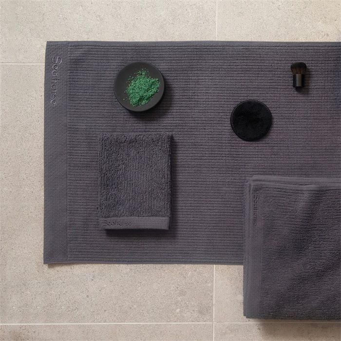 Seahorse Ridge badmat 50x90cm granietgrijs (2 stuks)