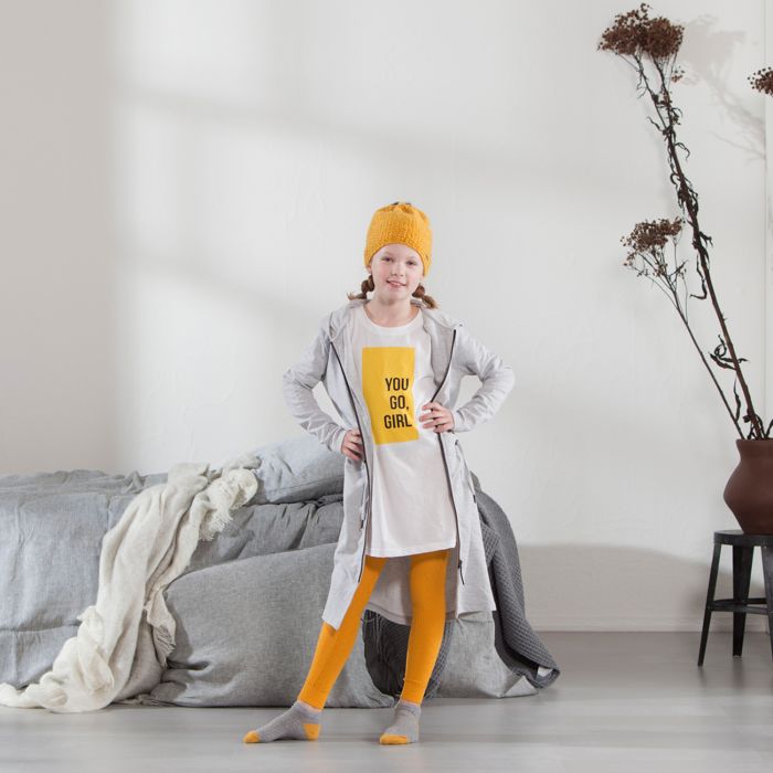 Seahorse Taylor kinderbadjas 146/152 lichtgrijs