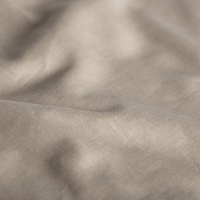 Cinderella Weekend dubbele splittopper hoeslaken 180x200cm katoen taupe (tot 15cm)
