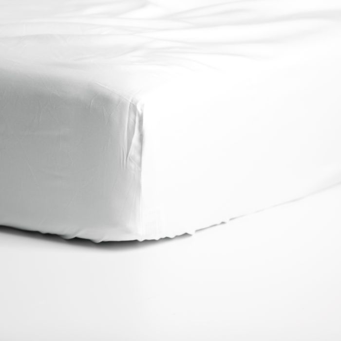 Cinderella Sundays hoeslaken 100x220cm satijn wit (tot 25cm)