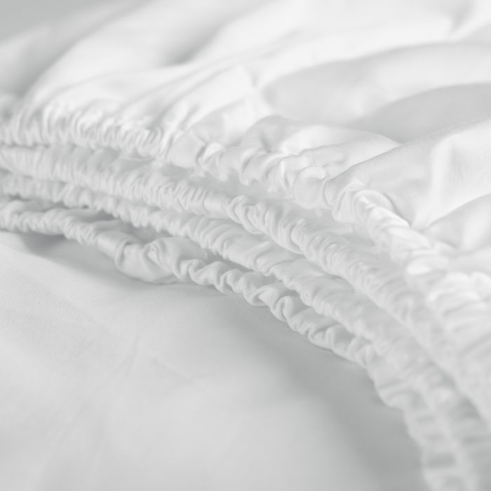 Cinderella Sundays hoeslaken 100x220cm satijn wit (tot 25cm)