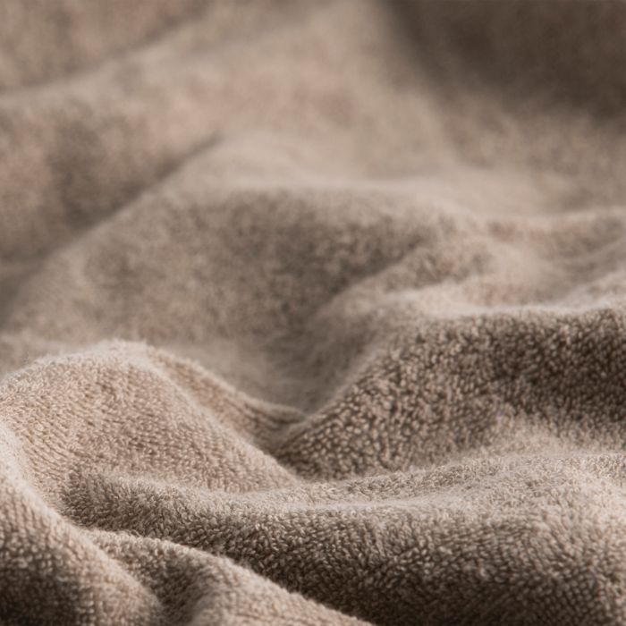 Cinderella topper hoeslaken 140x200/210cm badstof taupe (tot 15cm)