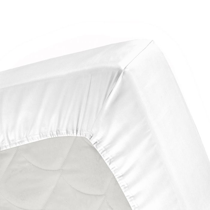 Cinderella enkele splittopper hoeslaken 200x200/210cm jersey wit (tot 15cm)