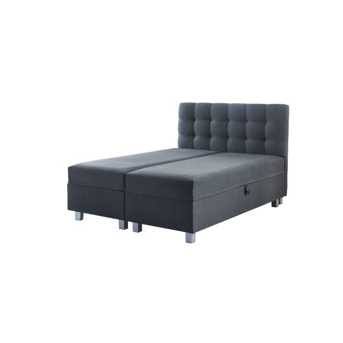 Big Storage boxspring met opbergruimte 140x200cm antraciet