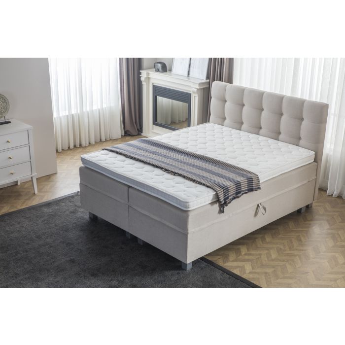 Big Storage boxspring met opbergruimte 180x200cm beige