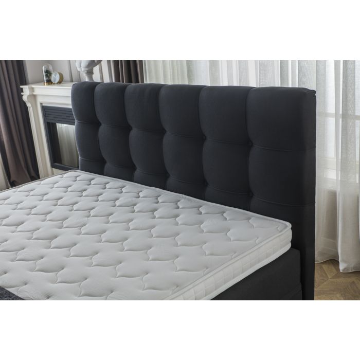Big Storage boxspring met opbergruimte 140x200cm zwart