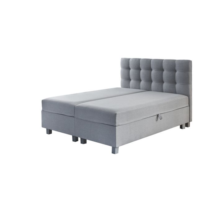 Big Storage boxspring met opbergruimte 140x200cm grijs