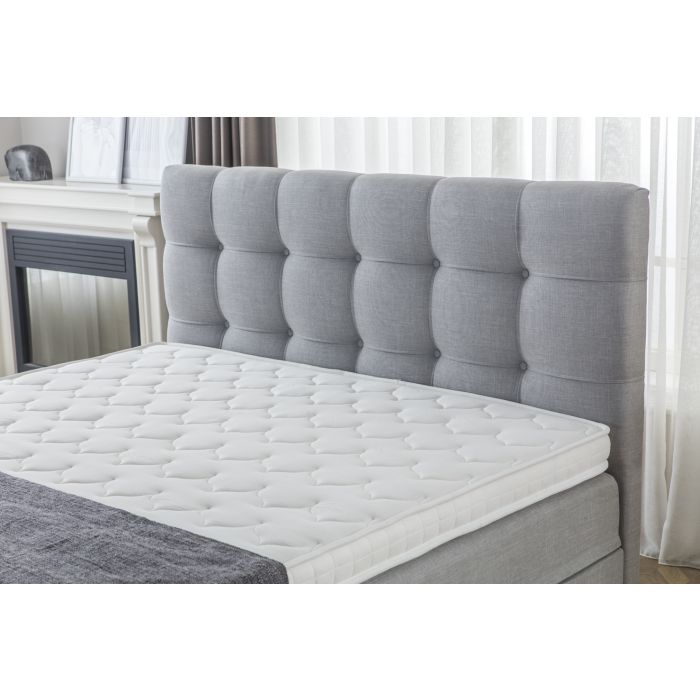 Big Storage boxspring met opbergruimte 180x200cm grijs