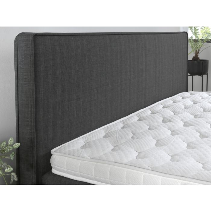 Slim opbergboxspring 160x200cm antraciet