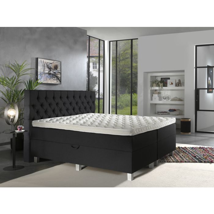 Urus opbergboxspring 180x200cm antraciet