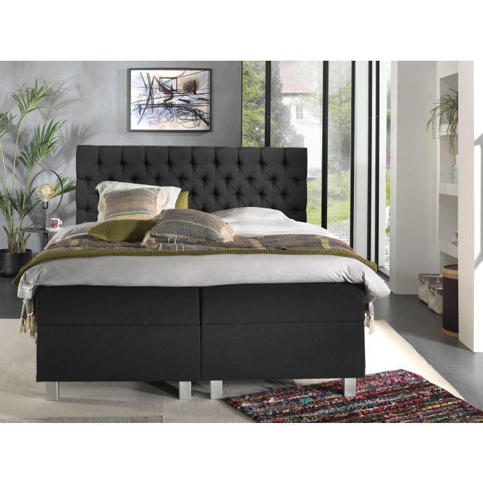 Urus opbergboxspring 180x200cm antraciet