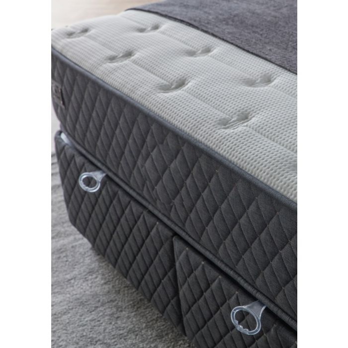 Monaco Premium opbergboxspring 160x200cm antraciet
