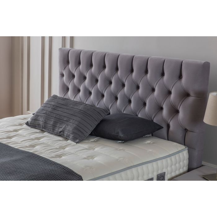 Cannes opbergboxspring 180x200cm grijs