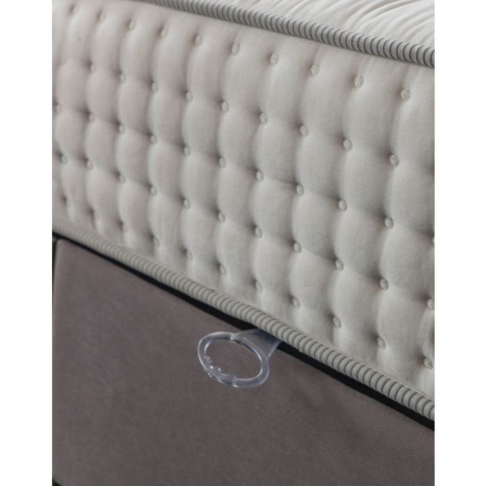 Cannes opbergboxspring 180x200cm grijs