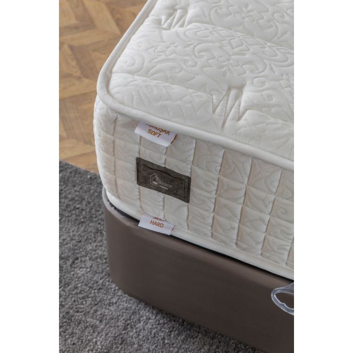 Toulon opbergboxspring 160x200cm grijs