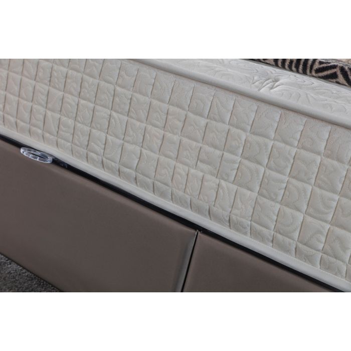 Toulon opbergboxspring 180x200cm grijs