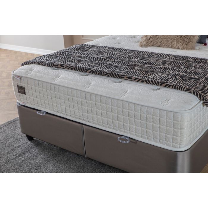 Toulon opbergboxspring 180x200cm grijs