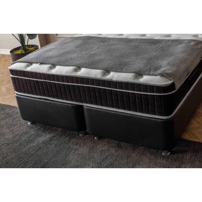 Paris opbergboxspring 160x200cm zwart