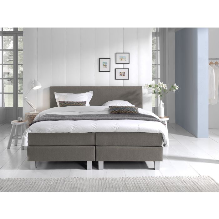 Comfort 2.0 vlakke boxspring 160x200cm beige