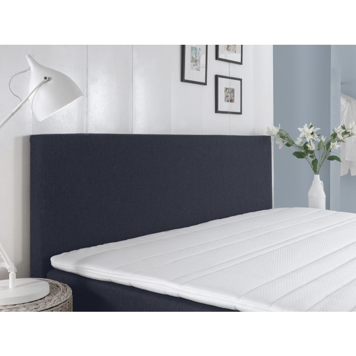Comfort 2.0 vlakke boxspring 160x220cm donkerblauw