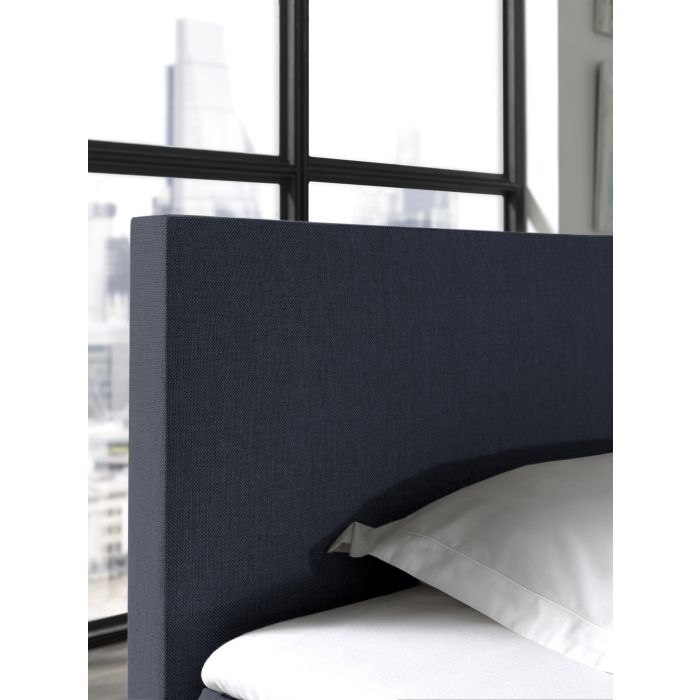 Comfort 2.0 vlakke boxspring 160x220cm donkerblauw