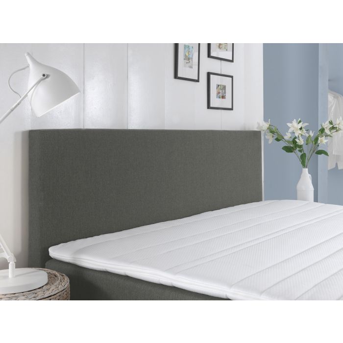 Comfort 2.0 vlakke boxspring 80x210cm grijs