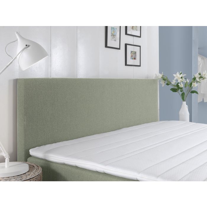 Comfort 2.0 vlakke boxspring 120x220cm groen