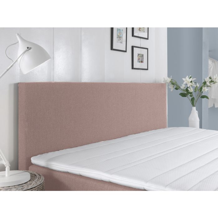 Comfort 2.0 vlakke boxspring 160x210cm roze