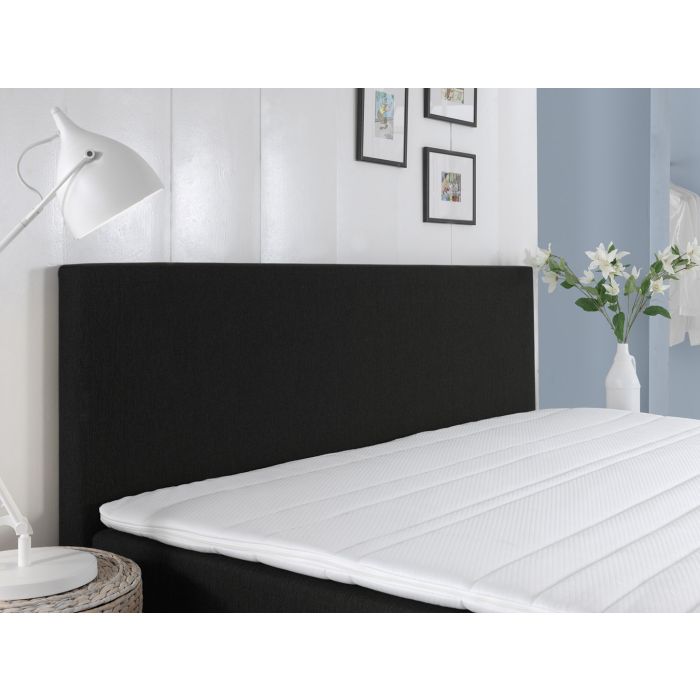 Comfort 2.0 vlakke boxspring 180x200cm zwart