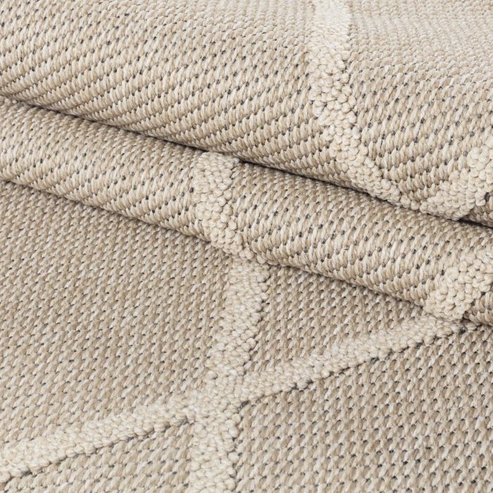 Patara Baka buitenkleed laagpolig loper 80x250cm beige