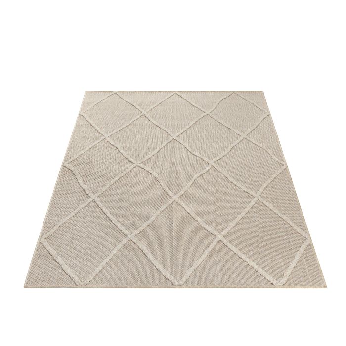 Patara Baka buitenkleed laagpolig rechthoek 120x170cm beige