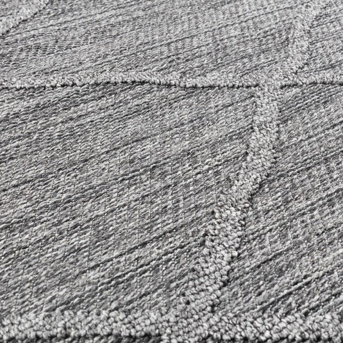 Patara Baka buitenkleed laagpolig rechthoek 200x290cm grijs