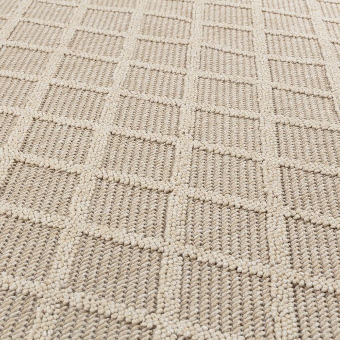 Patara Petek buitenkleed laagpolig rechthoek 80x150cm beige