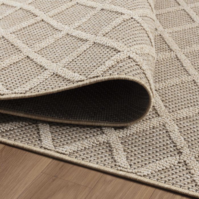 Patara Petek buitenkleed laagpolig rechthoek 200x290cm beige