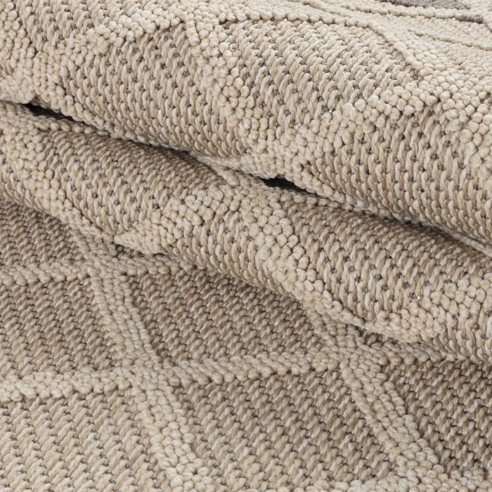 Patara Petek buitenkleed laagpolig rechthoek 200x290cm beige