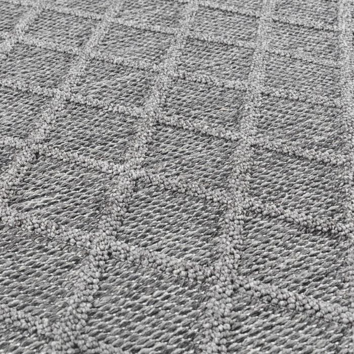 Patara Petek buitenkleed laagpolig rechthoek 200x290cm grijs