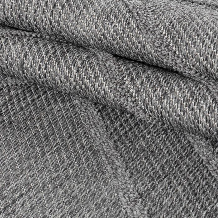 Patara Zigzag buitenkleed laagpolig rechthoek 80x150cm grijs