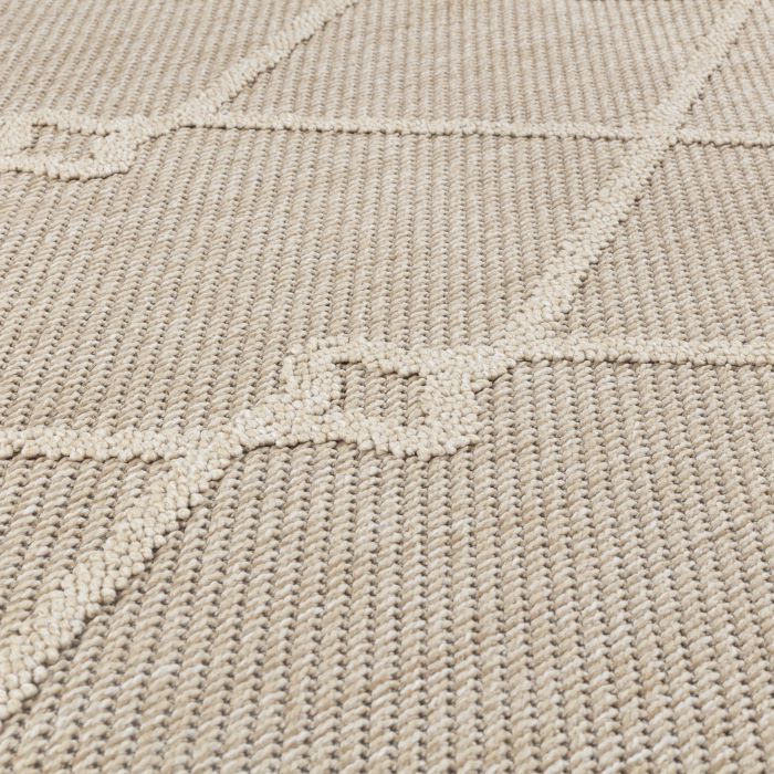 Patara Lezon buitenkleed laagpolig rechthoek 80x150cm beige