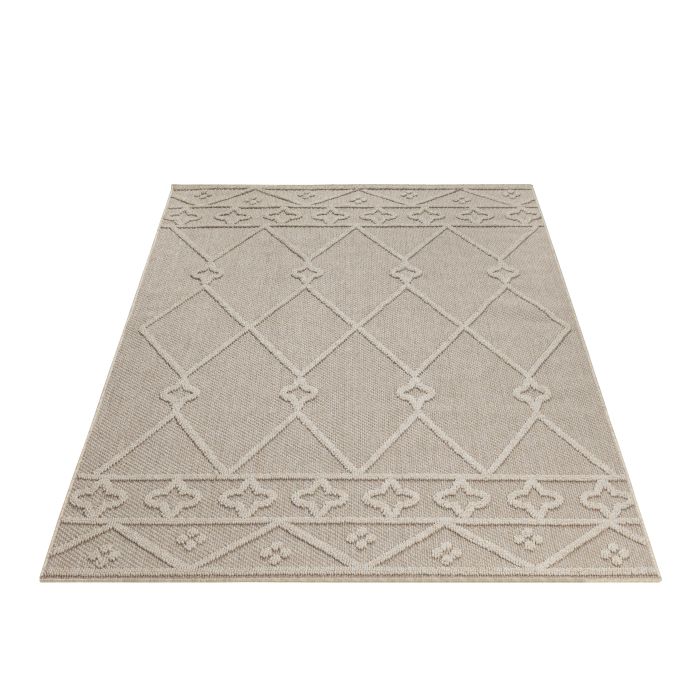 Patara Lezon buitenkleed laagpolig rechthoek 200x290cm beige