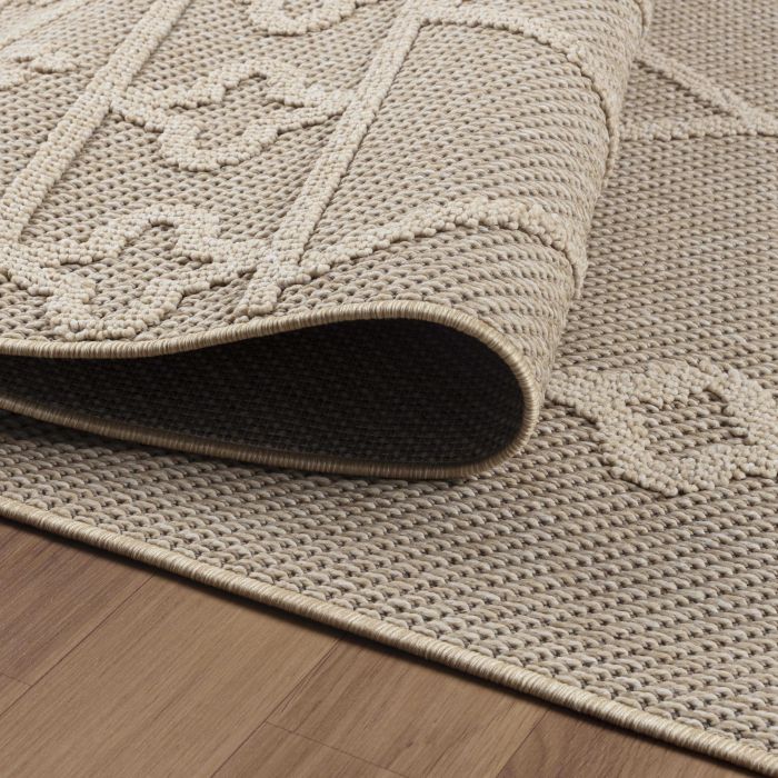 Patara Lezon buitenkleed laagpolig rechthoek 200x290cm beige